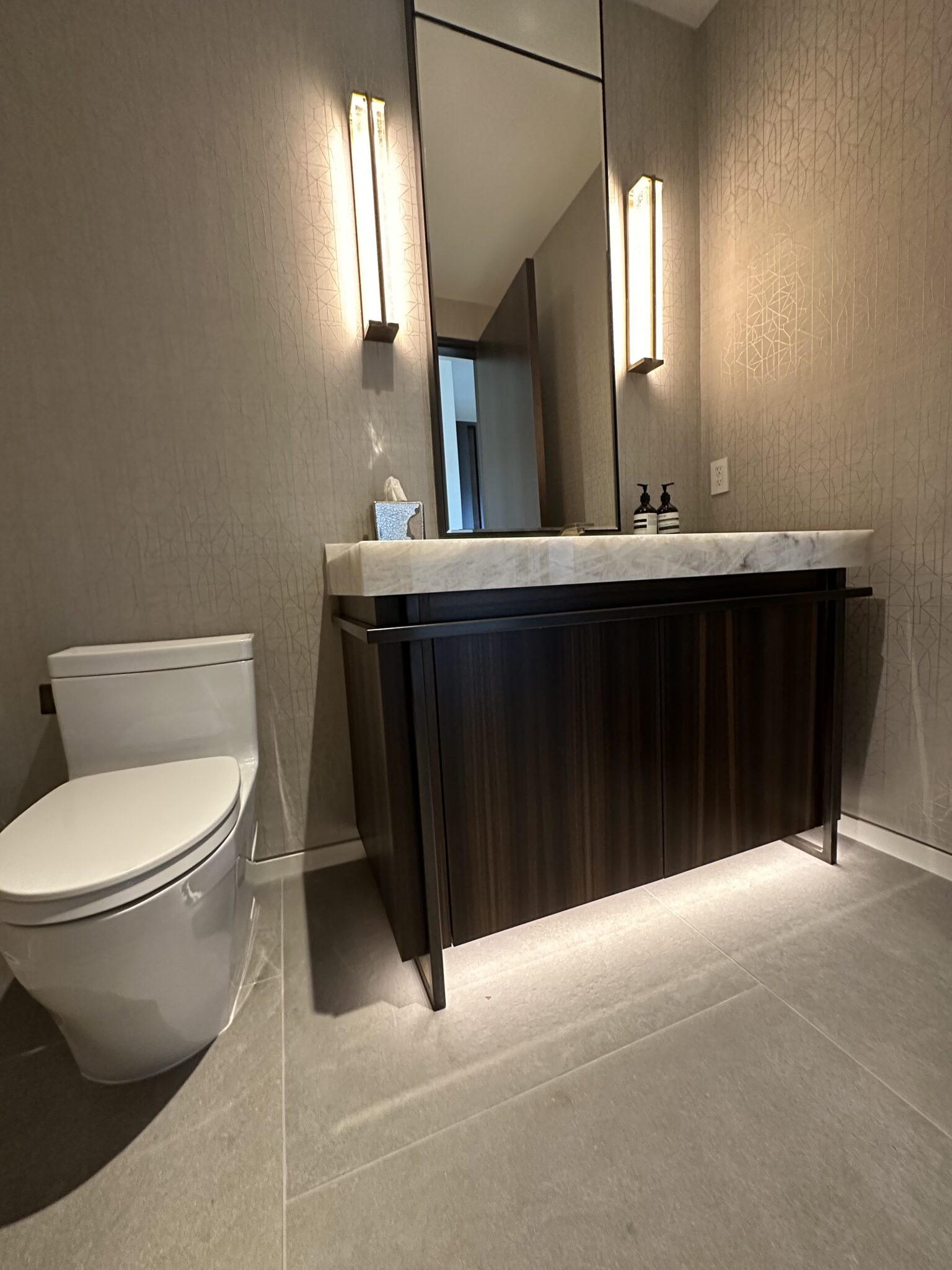 A Bathroom With a Sink and a Toilet